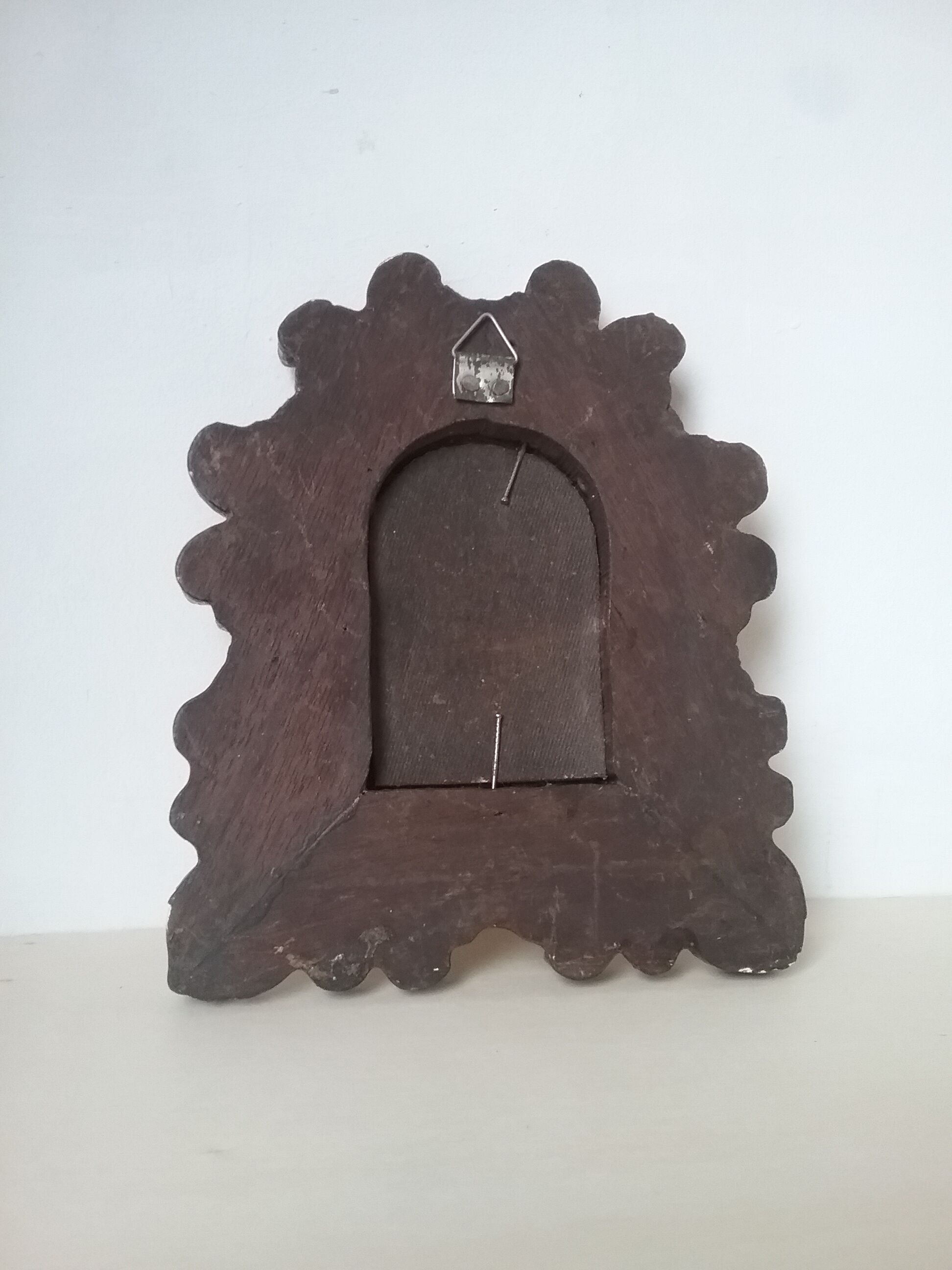 Wooden mirror - 15x13cm
