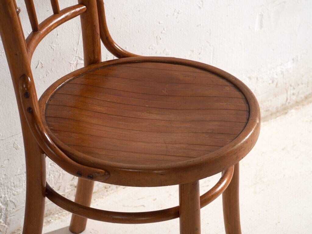 Antique bentwood chairs in Thonet style – Hungary, circa 1960 #8 – Set of 2 pieces