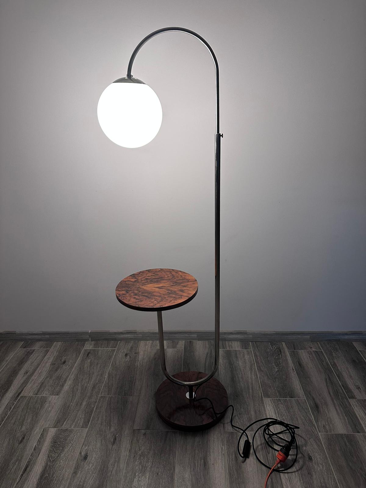 Floor Lamp by Robert Slezak for Slezak Factories, 1930s