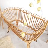Rattan bed