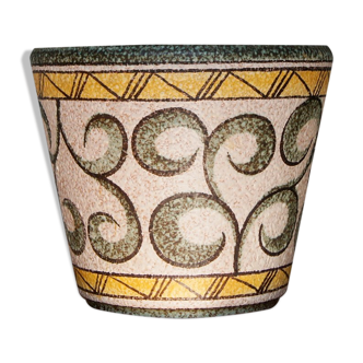 Pot de plantes italien en céramique, années 1960