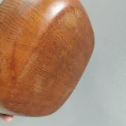 A large, beautiful teak bowl, Danish and probably from the 1980s.