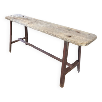 Old wooden bench