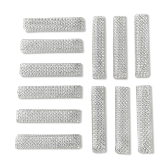Set of 12 Crystal Knife Holders