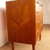 Commode Danoise 4 tiroirs en teck par Henning Jørgensen pour Fredericia.