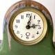 Art deco mantel clock Cazalas Bannière de Bigorre 1930, Basque ceramic clock