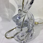 Pied de lampe en cristal de Sèvres