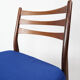Set of three dining room chairs in teak Danish design, 1960s