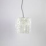 1 of 2 Murano glass chandeliers designed by Carlo Nason for Mazzega, 1970s.