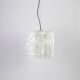 1 of 2 Murano glass chandeliers designed by Carlo Nason for Mazzega, 1970s.