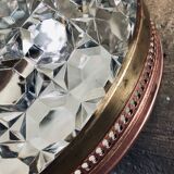 Antique luminaire glass and bronze house lucien gau