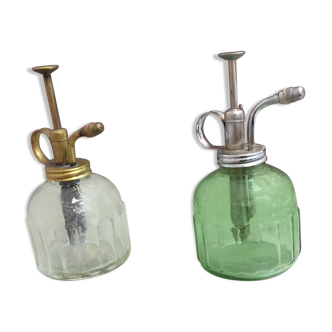 Old green and transparent vaporizers