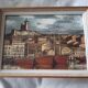 Tableau bernard buffet , marseille , bateaux dans le vieux port , edition braun
