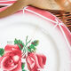 Lot de 6 assiettes plates Digoin Sarreguemines Badonvillier modèle Cibon