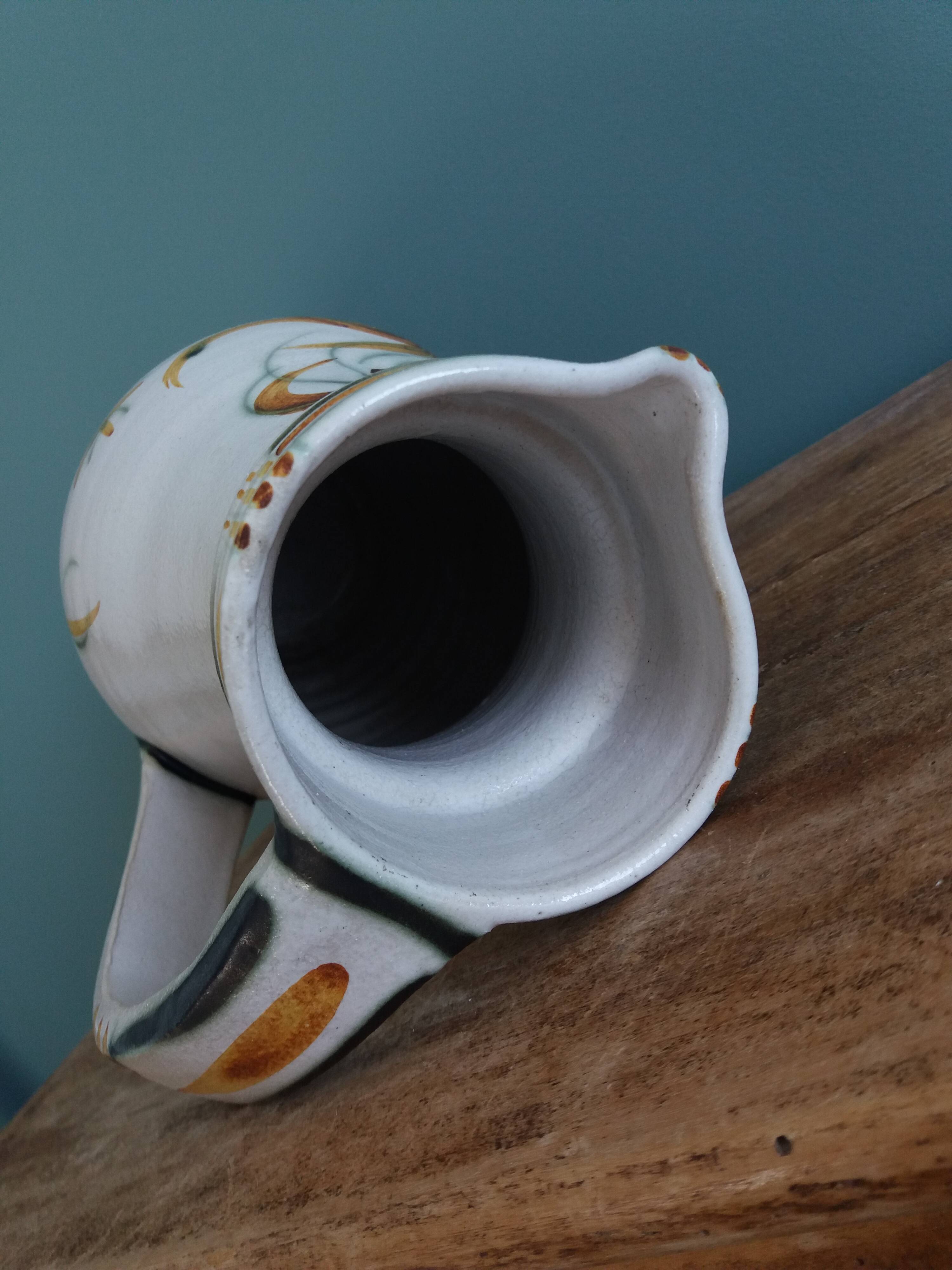 Pichet Keraluc Quimper G6 signé