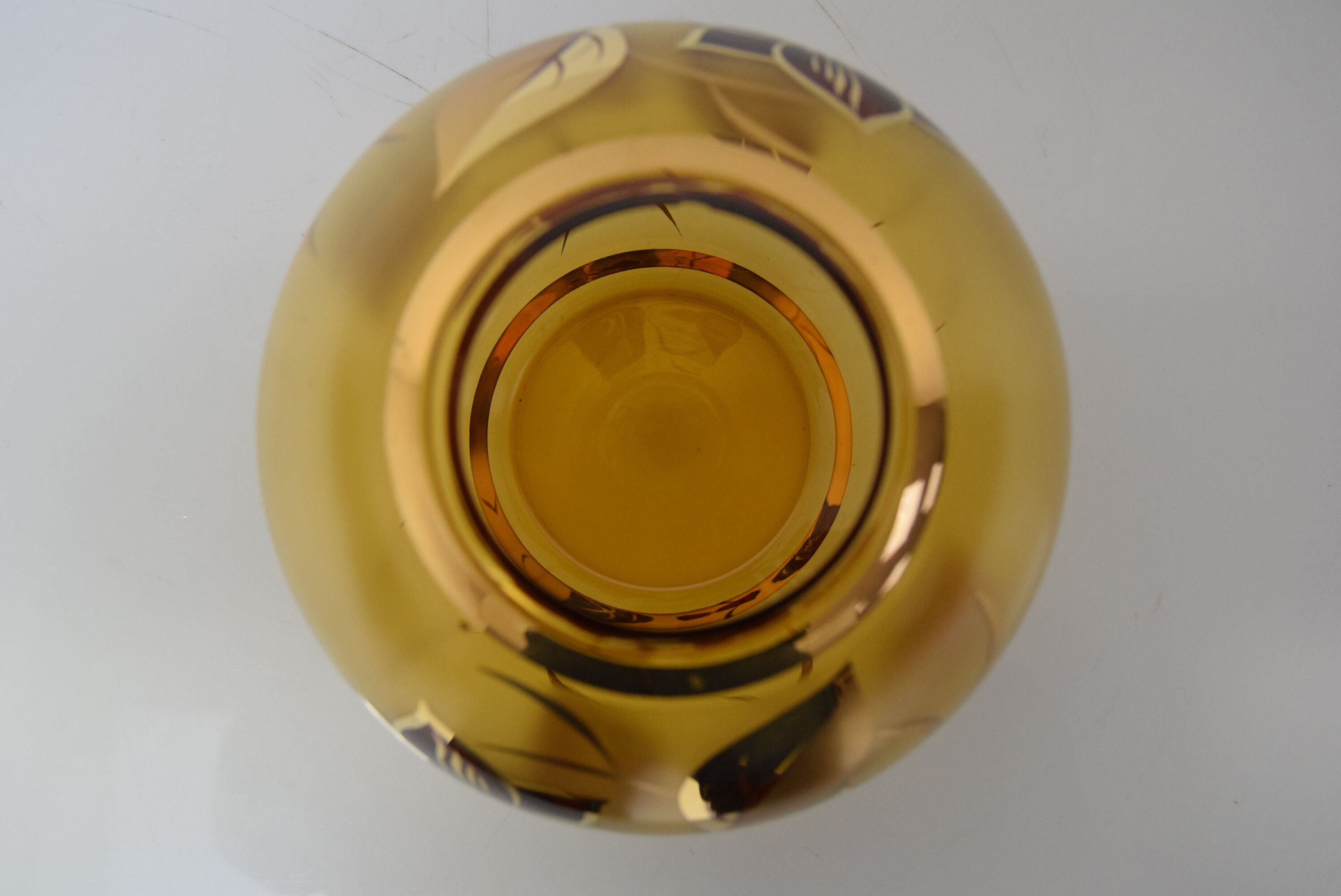 Mid-century glass vase,1970's