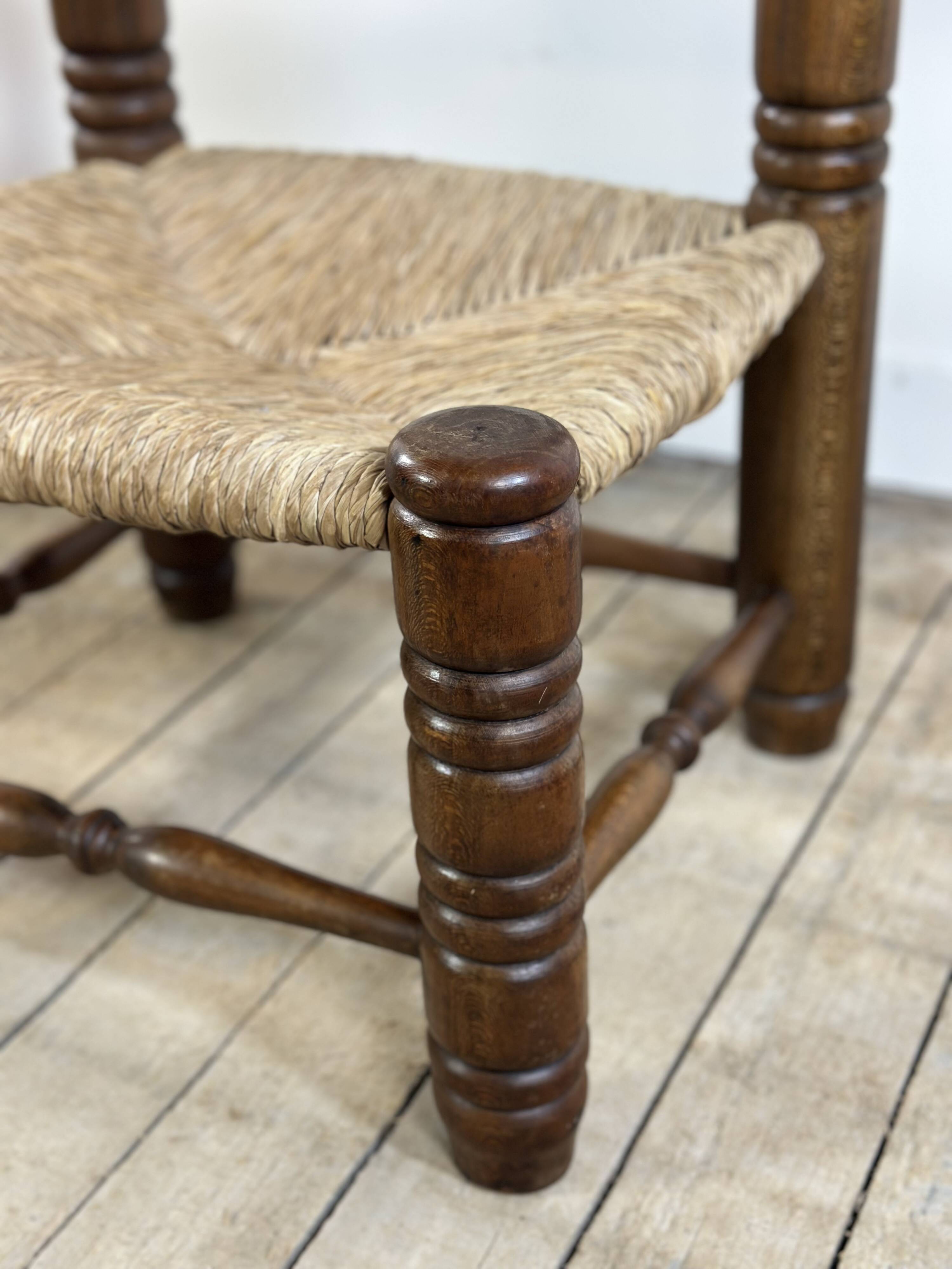 low chairs  Dudouyt style 1950