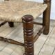 Chaises basses style Dudouyt 1950