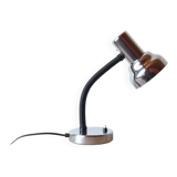 Vintage chrome metal desk lamp - Table lamp - 1960s.