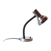 Lampe de bureau vintage en métal chromé - Lampe à poser - 1960.