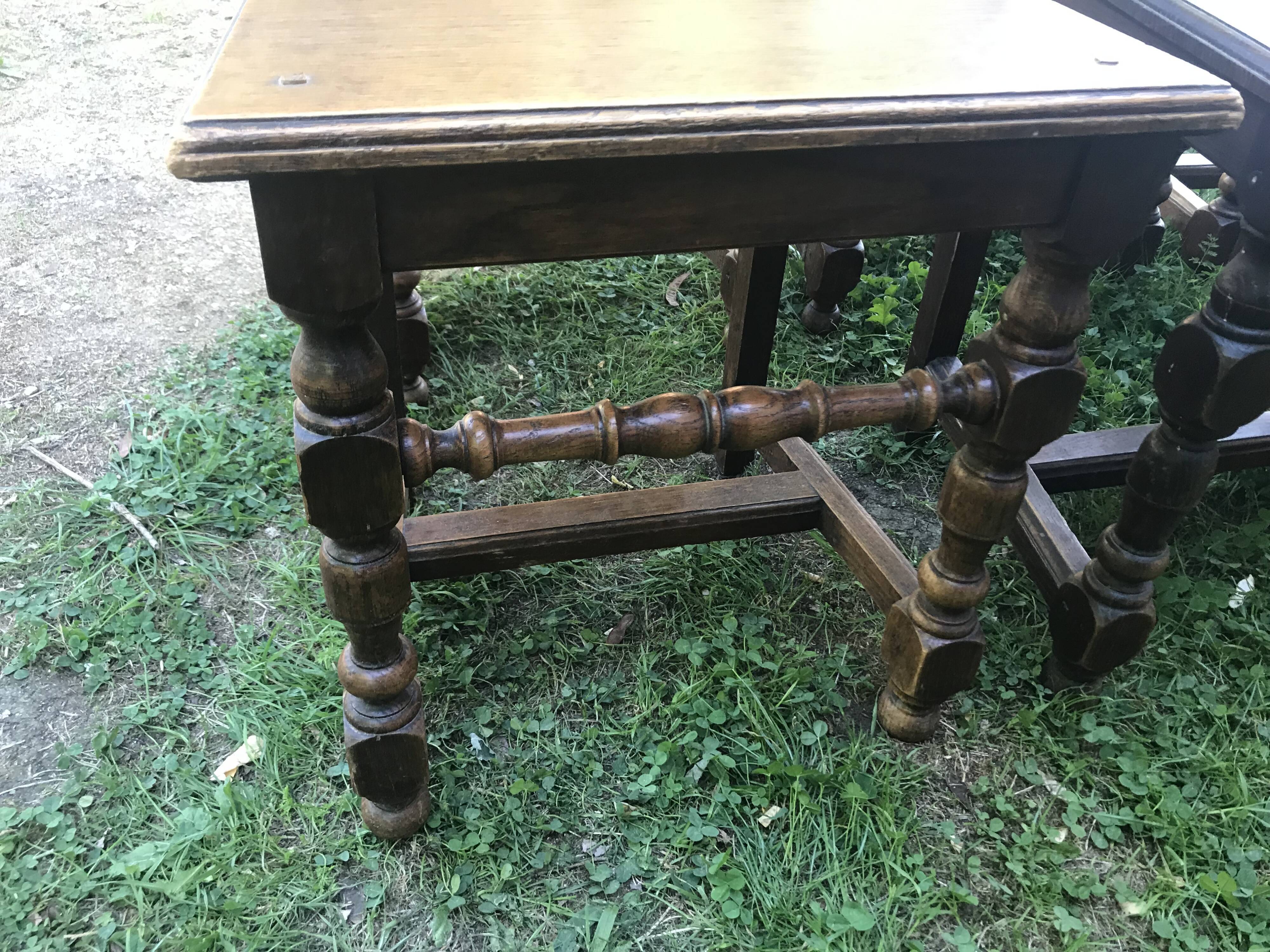 6 Lorraines chairs solid oak
