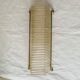 Vintage record holder in golden brass - for 40 vinyls
