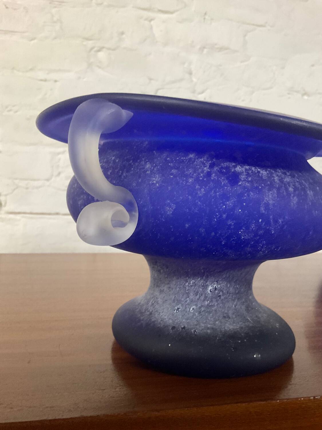 Trio of Murano “Scavo” plant pots from the 60s and 70s