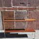 Etagère scandinave string, sur pied (ou mural) bois/ métal doré