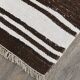 2x10 Modern Striped Turkish Kilim Runner Rug, 69x309Cm