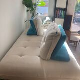 Modular gray sofas