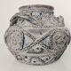 Terracotta vase with decoration astrological signs
