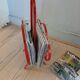 Vintage wrought iron magazine rack