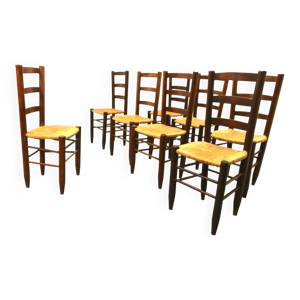chaises rustiques années
