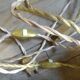 Pair of ceramic lamp legs