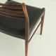 Dining chair in rosewood by Johannes Andersen, Denmark