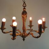 Vintage bronze chandelier