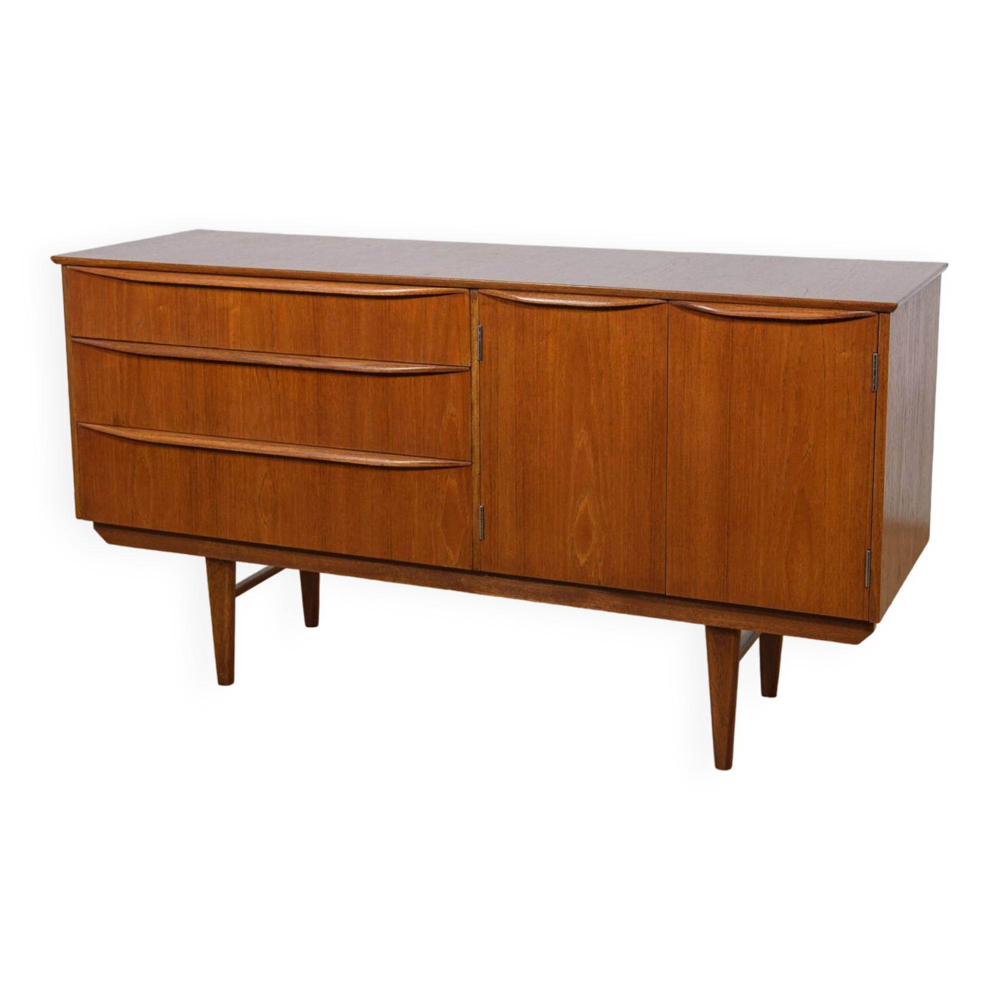 Small Mid-Century British Teak Sideboard, 1960s