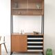 Library buffet U 458 black by Jiri Jiroutek for Interier Praha 1960