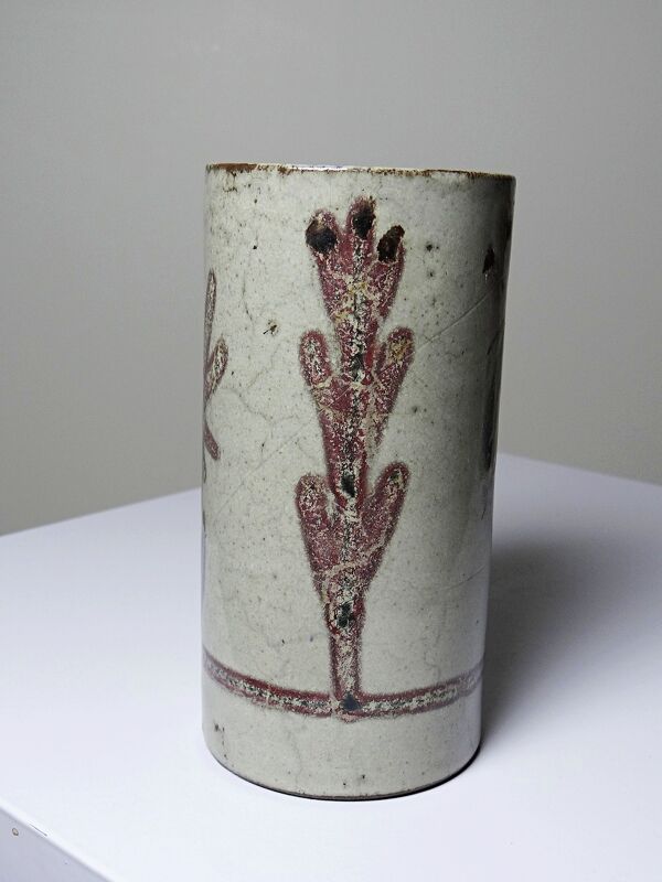 Grande chope Le Mûrier Gustave Reynaud Vallauris vintage années 1960