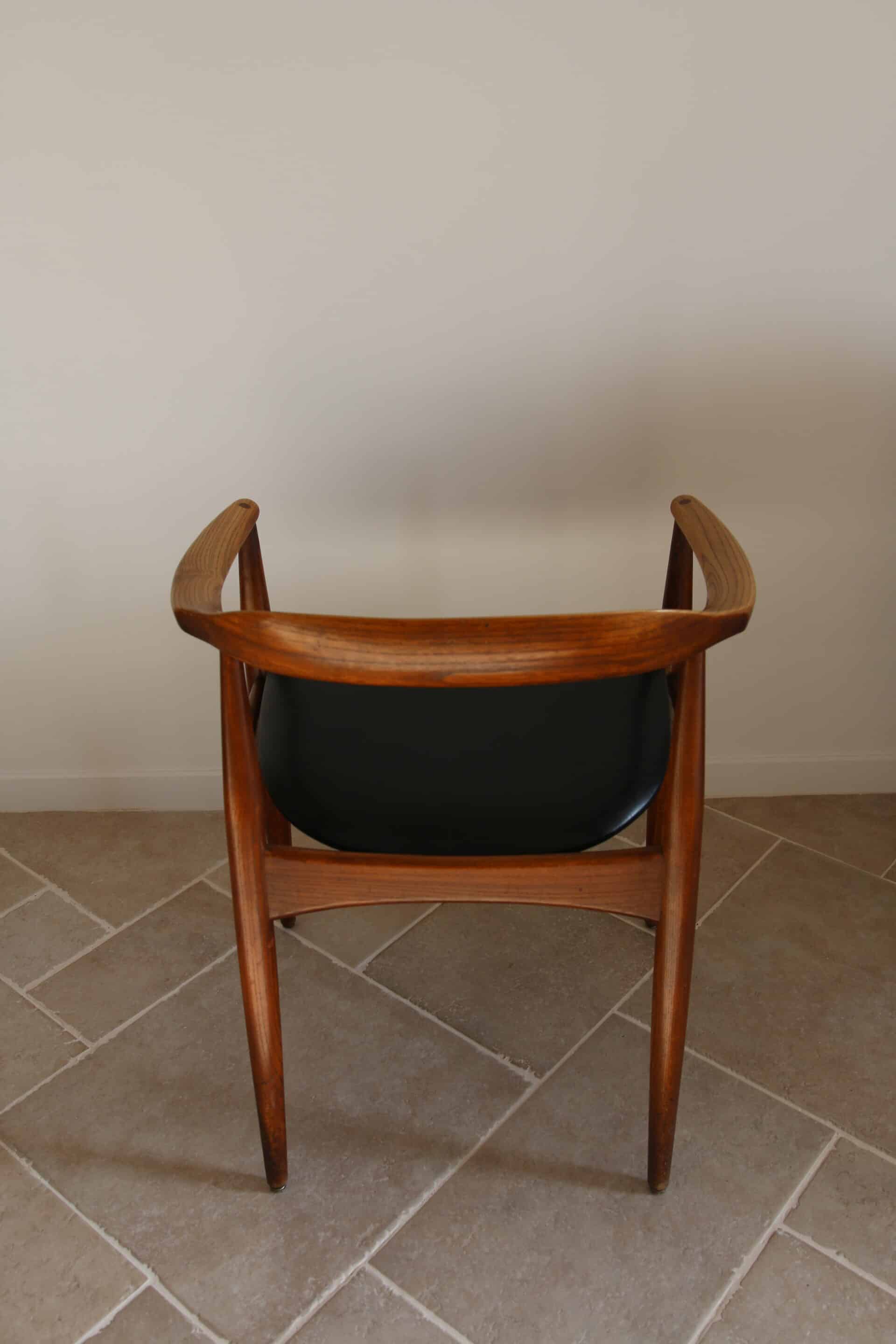 Vintage Danish armchair Neils Eilersen, "Kennedy" style, 1960s.