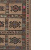 Vintage Turkish rug from Oushak, hand-woven 151x221 cm