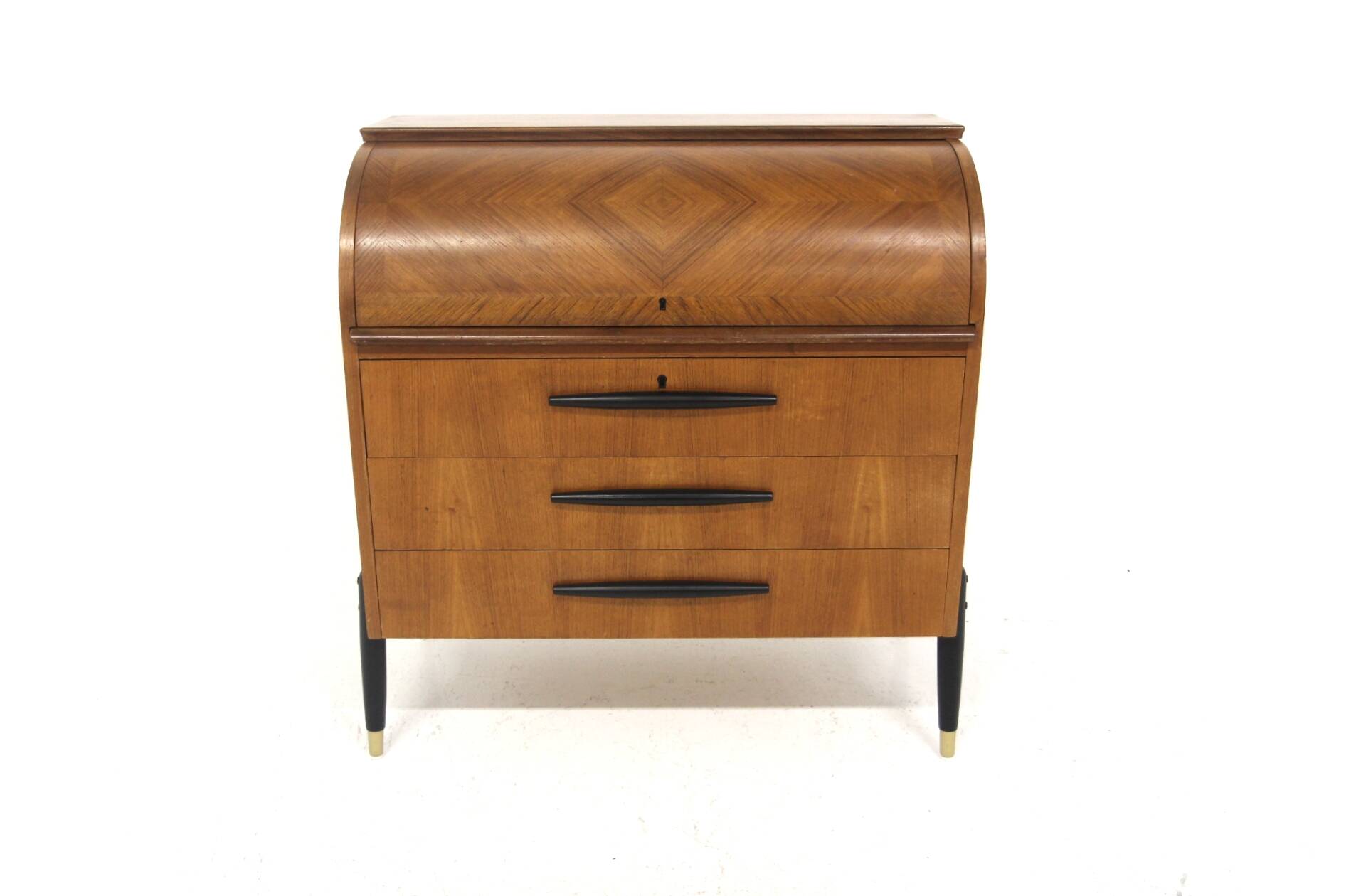 Secrétaire scandinave en teck, Bröderna Gustafssons, Suède, 1950