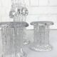Glass candlesticks, Göran Wärff for Kosta Boda, Sweden, 1970s, set of 3