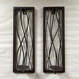 Pair of Brutalist Candlesticks