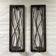 Pair of brutalist candlesticks