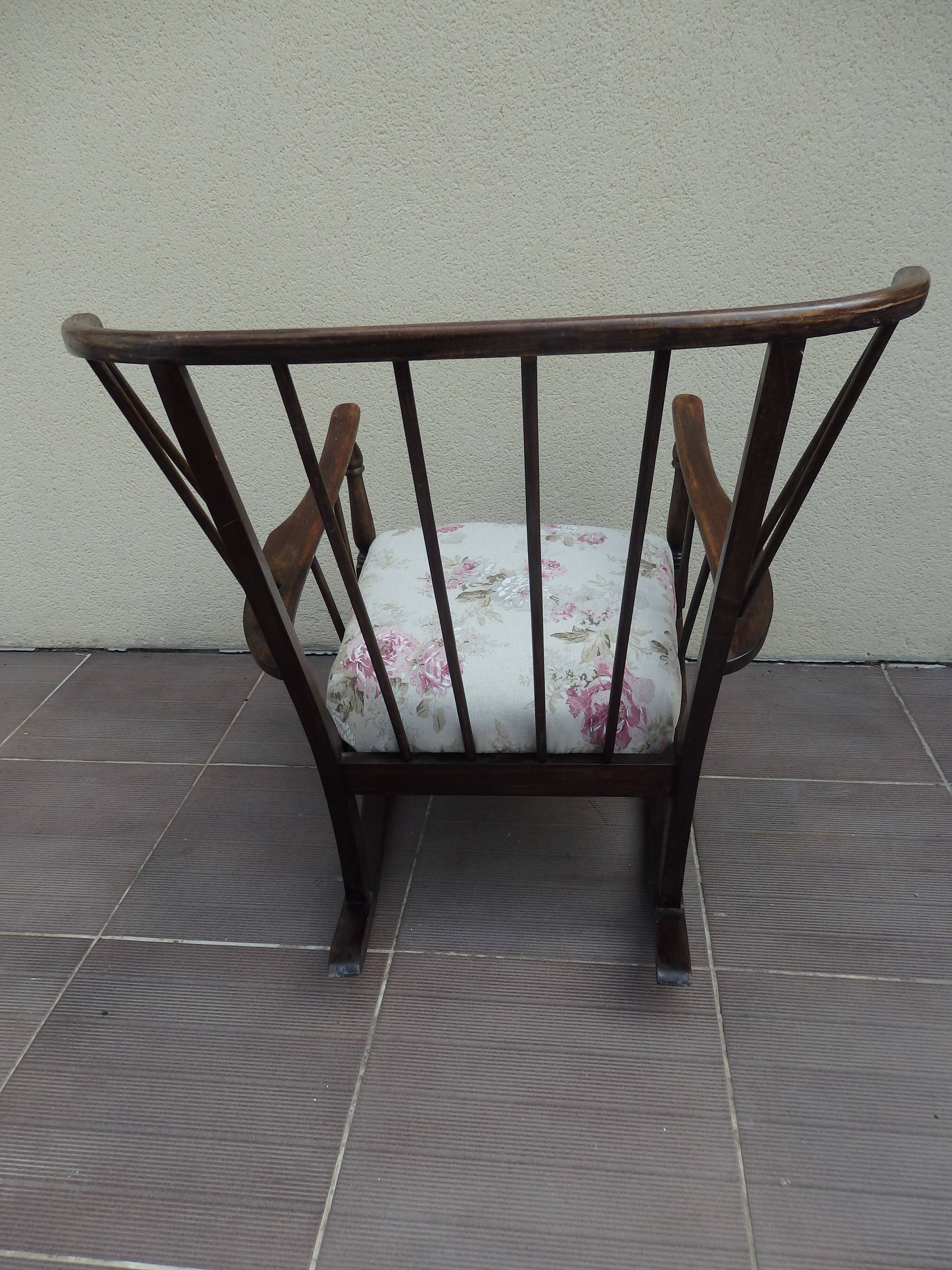 Baumann vintage rocking-chair vintage 60 years