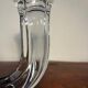 1950s/60s Vannes crystal candlestick, France