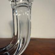 1950s/60s Vannes crystal candlestick, France