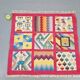 Vintage Abstract Kilim Wall Hanging Rug, 1960s