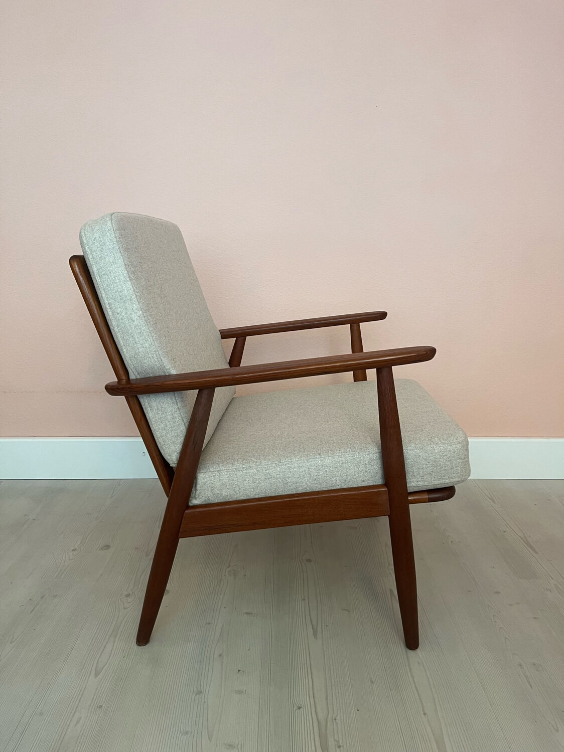 Danish midcentury teak easy chair by Getama